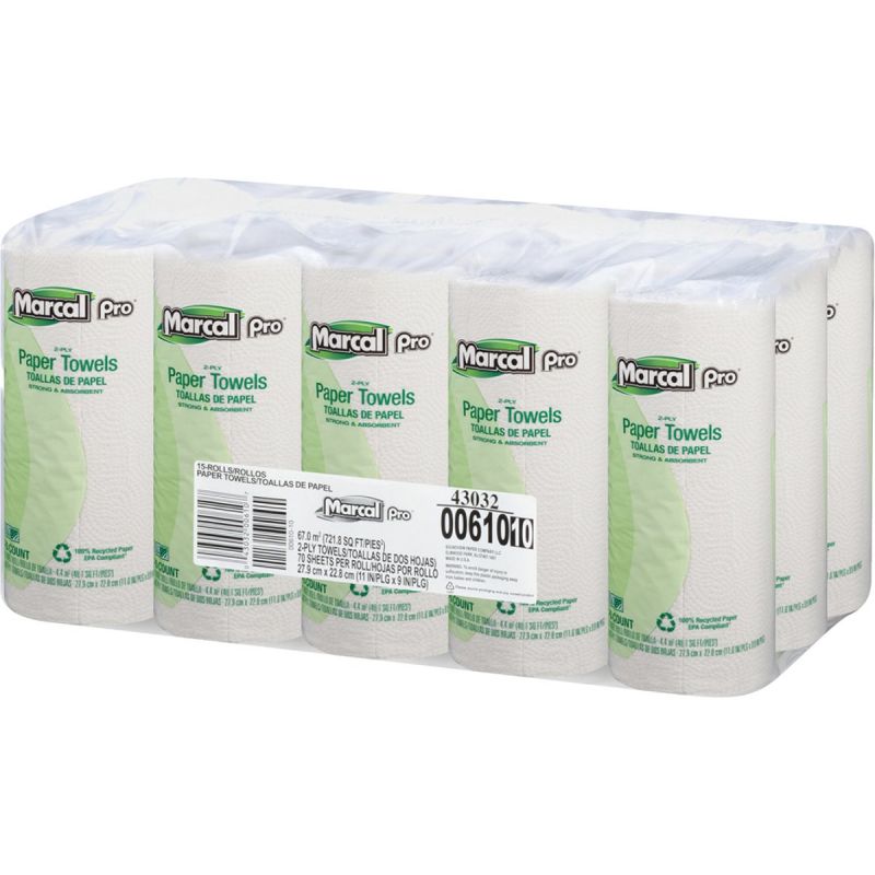Marcal Pro Recycled Paper Towel White