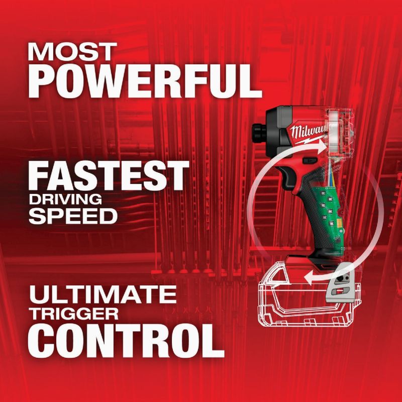 Milwaukee M18 FUEL Lithium-Ion Brushless Cordless Impact Driver - Tool Only