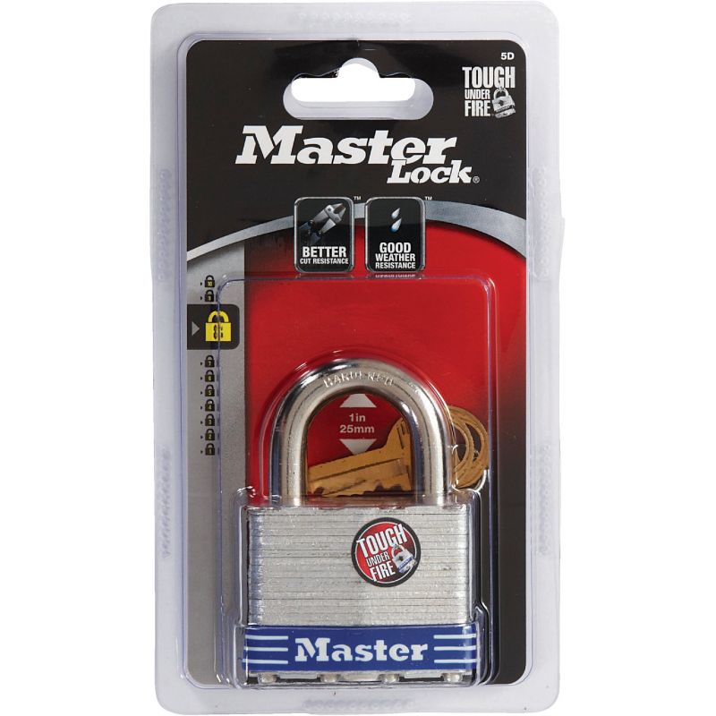 Master Lock 2 In. Wide 4-Pin Tumbler Keyed Padlock