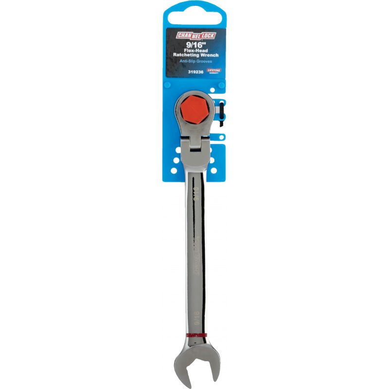 Channellock Ratcheting Flex-Head Wrench 9/16 In.