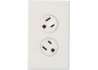 360 Electrical Rotating Duplex Outlet White, 15