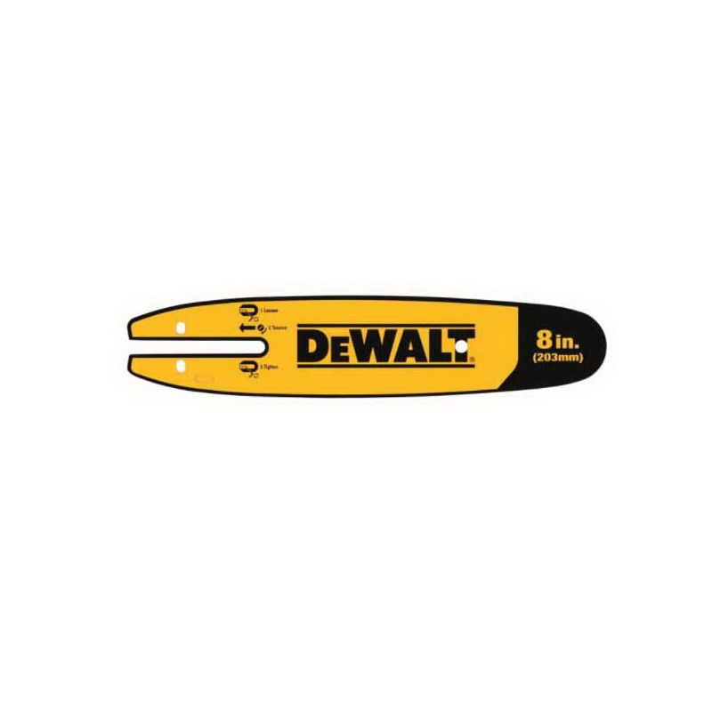 DeWALT DWZCSB8 Pole Saw Replacement Bar, 8 in L Bar, 0.043 in Gauge, 3/8 in TPI/Pitch