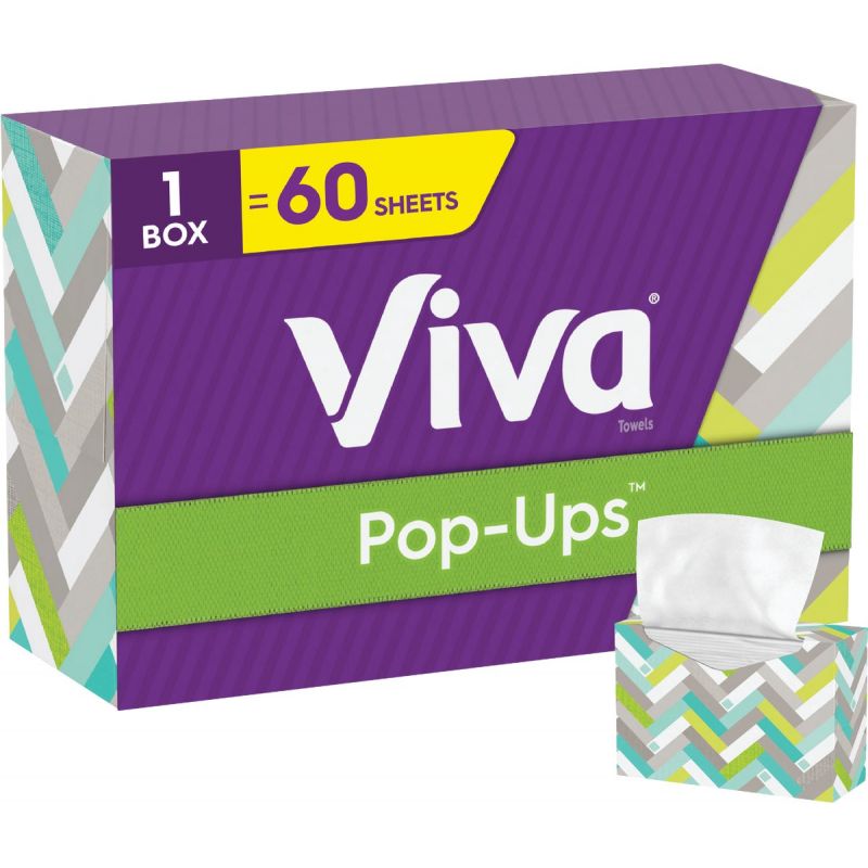 Viva Pop-Ups Paper Towel White