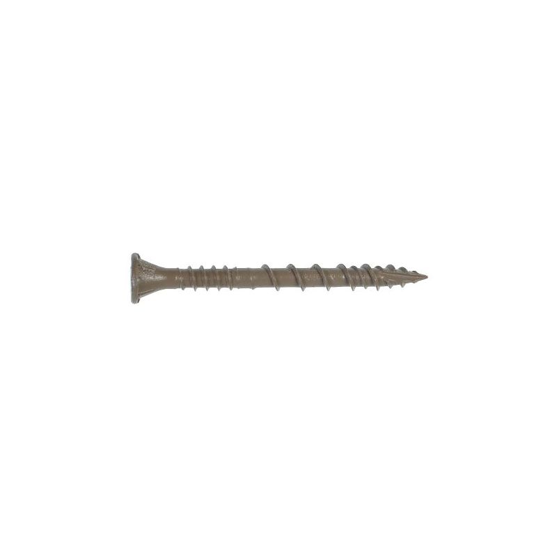 Simpson Strong-Tie Deck-Drive HCKDSVT2S Collated Screw, #10 Thread, 2 in L, Rimmed Flat Head Tan