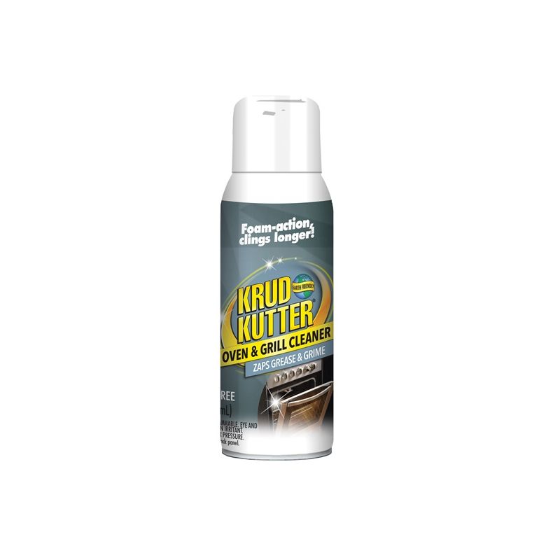 Krud Kutter 298478 Oven and Grill Cleaner, 12 oz, Aerosol Can, Liquid, Mild, Clear Clear
