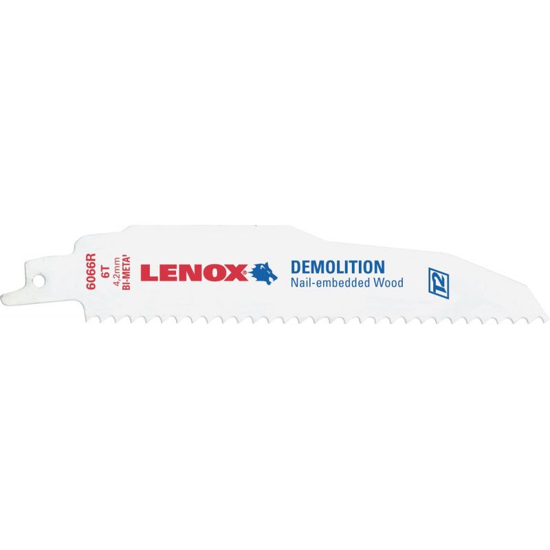 Lenox Demolition Reciprocating Saw Blade