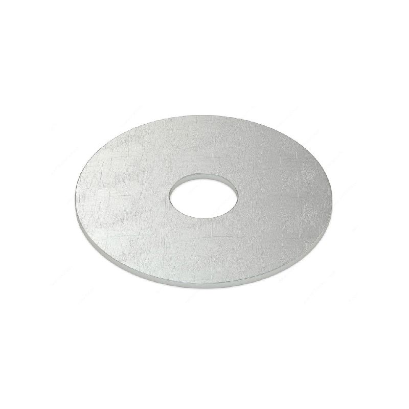 Reliable FWZ316VP Fender Washer, 15/64 in ID, 1-1/64 in OD, 1/16 in Thick, Steel, Zinc, 100/BX