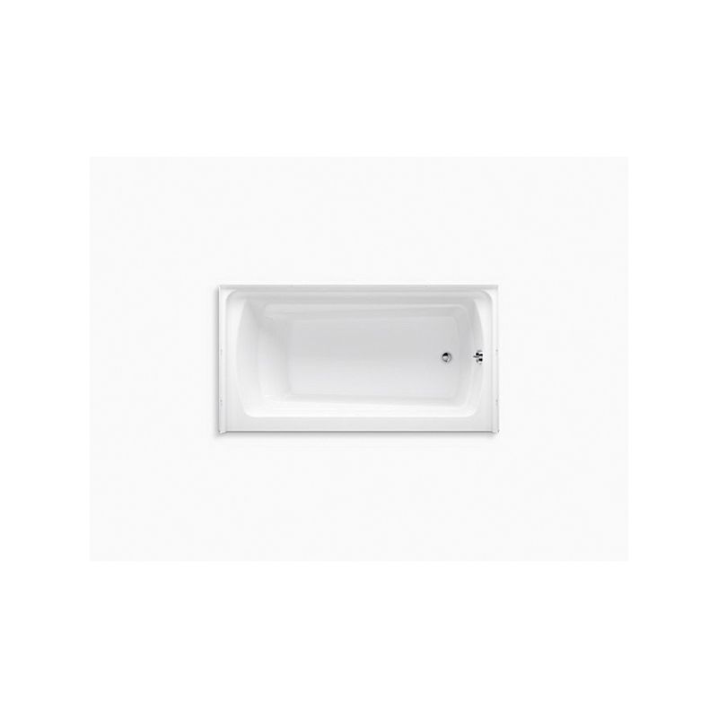 Sterling Ensemble 71121120-0 Bathtub, 55 gal Capacity, 60 in L, 32 in W, 20 in H, Alcove Installation, Vikrell, White 55 Gal, White
