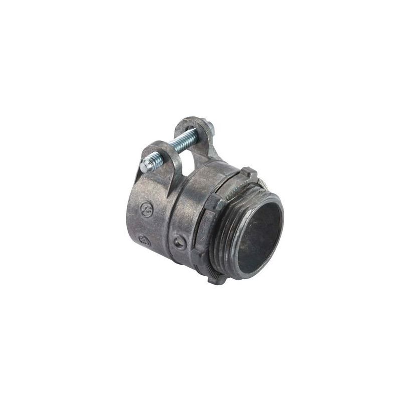 Halex 20422 Squeeze Connector, 3/4 in, Zinc-Plated