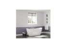 Maax Delsia 6636 Series 106193-000-002 Bathtub, 59 gal, 66 in L, 36 in W, 26-5/8 in H, Free-Standing Installation, White 59 Gal, White