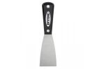 Hyde 02250 Putty Knife, 2 in W Blade, HCS Blade, Nylon Handle, Tapered Handle, 7-3/4 in OAL 3-3/4 In