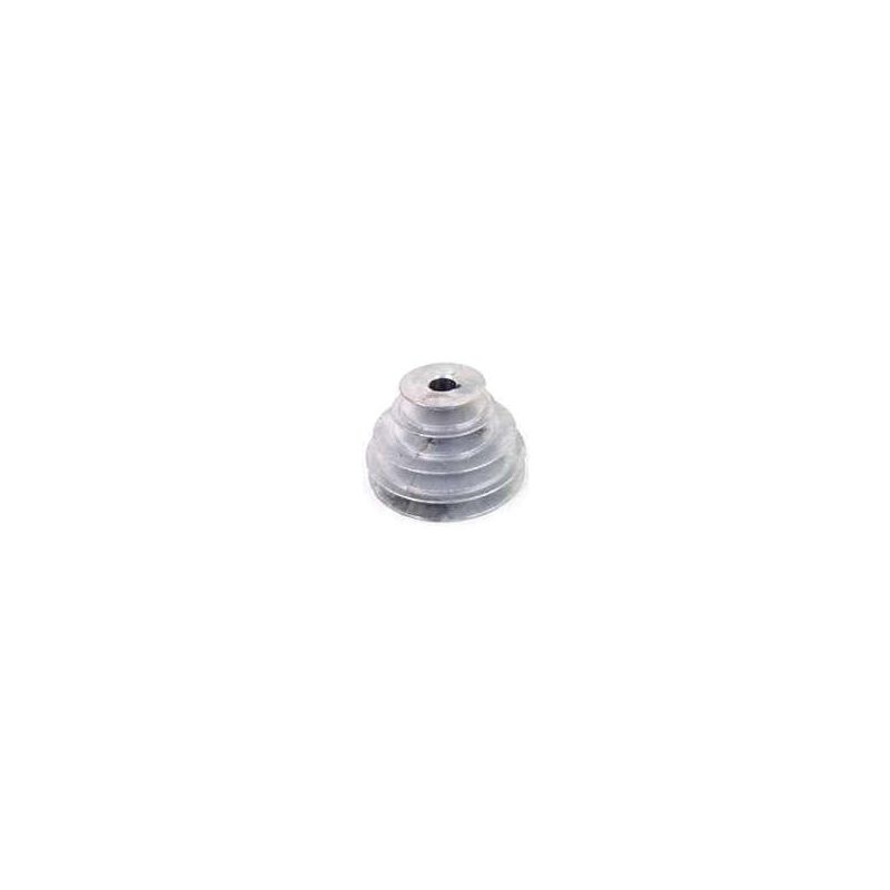 Cdco 141 1/2 V-Groove Pulley, 1/2 in Bore, 2 in OD, 1/2 in W x 11/32 in Thick Belt, Zinc