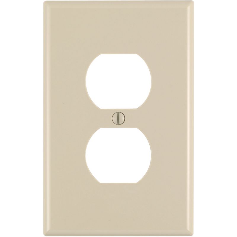 Leviton Mid-Way Thermoplastic Nylon Outlet Wall Plate Ivory