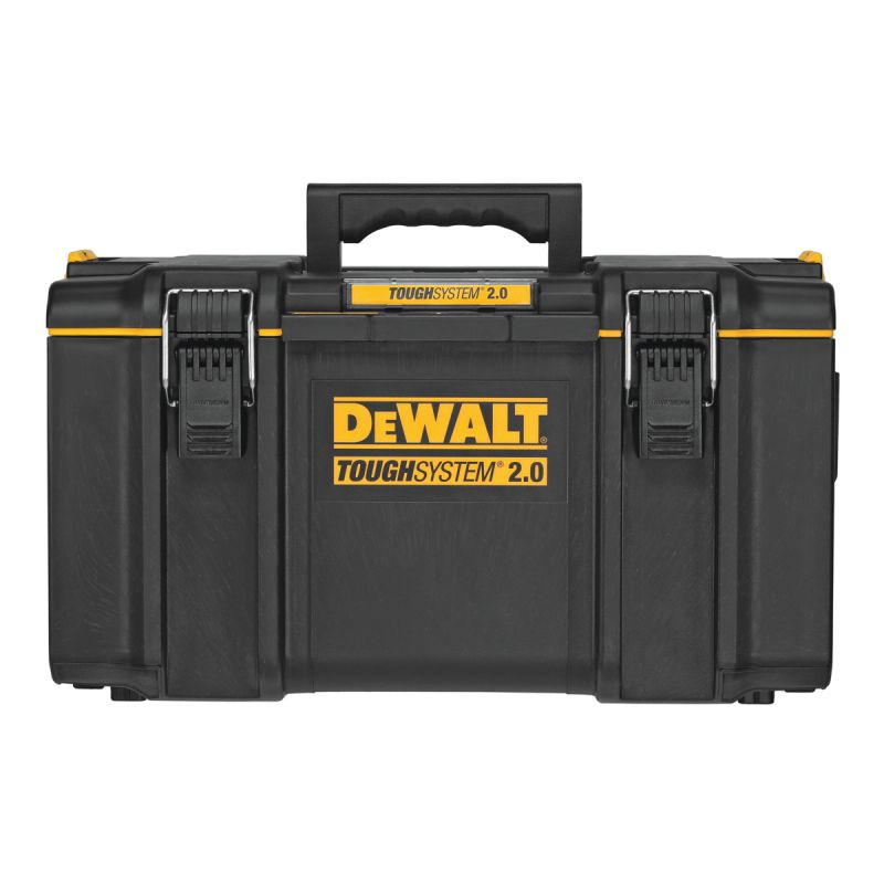 Buy DeWALT ToughSystem 2.0 Series DWST08300 Large Tool Box, 110 lb, Plastic,  Black Black