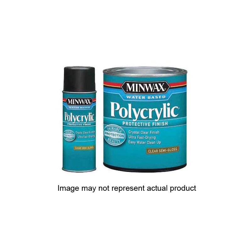 Minwax Polycrylic 366660000 Protective Finish, Matte, Liquid, 11.5 oz, Aerosol Can