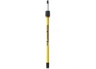 Mr. LongArm Pro-Pole 3204 Extension Pole, 1-1/16 in Dia, 2.2 to 3.9 ft L, Aluminum, Fiberglass Handle