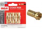 RCA RG6 Twist-On Coaxial F-Connector