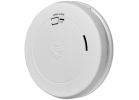 First Alert 1046727 Smoke Alarm, 120 V, Photoelectric Sensor, 85 dBA, White White