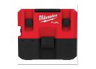 Milwaukee 0960-20 Wet and Dry Vacuum, 1.6 gal Vacuum, 45 cfm Air, 87 dBA, HEPA Filter, 12 V, Black/Red Housing