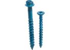 Buildex Tapcon 3110 Concrete Screw Anchor, 3/16 in Dia, 1-1/4 in L, Stainless Steel, Climaseal, 100/BX Blue