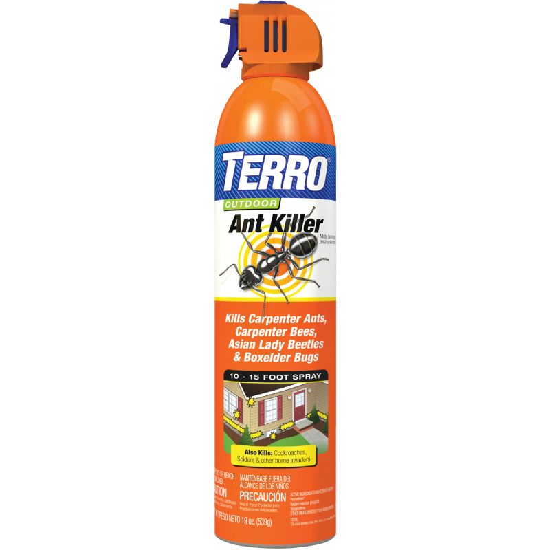Terro Outdoor Ant &amp; Roach Killer 19 Oz., Aerosol Spray