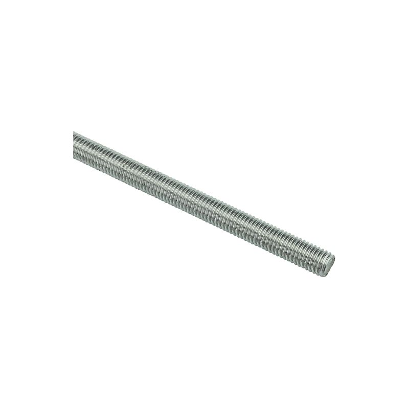 Stanley Hardware 4002BC Series N218-255 Threaded Rod, 1/2-13 in Thread, 36 in L, Coarse Grade, Stainless Steel