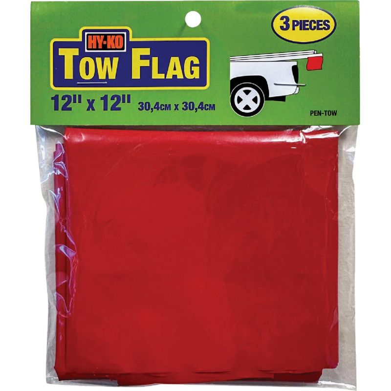 Midwest Fastener Hy-Ko Red Tow Flag Red