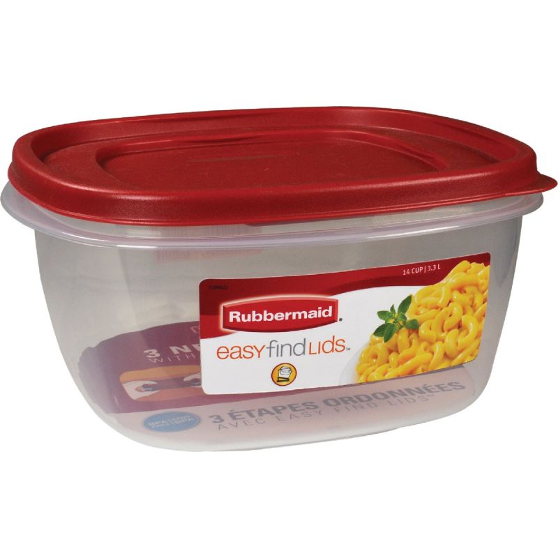Rubbermaid Easy Find Lids Food Storage Container 14 Cup