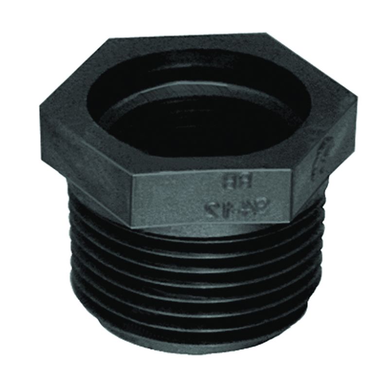 Green Leaf RB114-34P Reducing Pipe Bushing, 1-1/4 x 3/4 in, MPT x FPT, Black Black (Pack of 5)