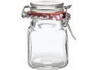 Kilner Square Clip Top Glass Storage Jar 2.4 Oz. (Pack of 12)