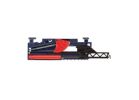 Knape &amp; Vogt 8450FMP 14 Drawer Slide, 100 lb, 14 in L Rail, Steel, Anochrome