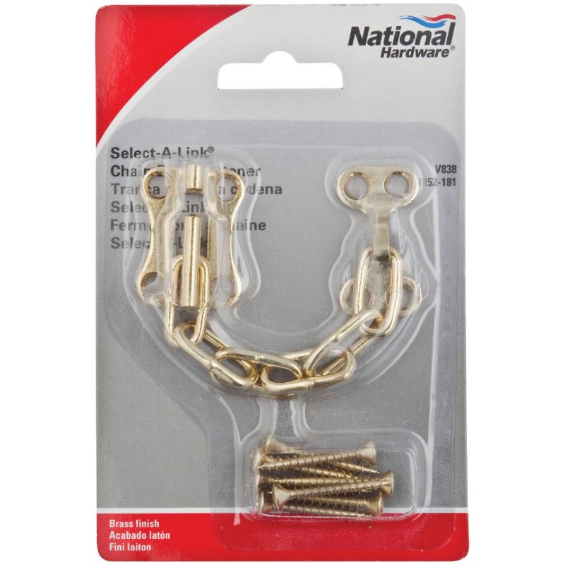 National Brass Chain Door Lock