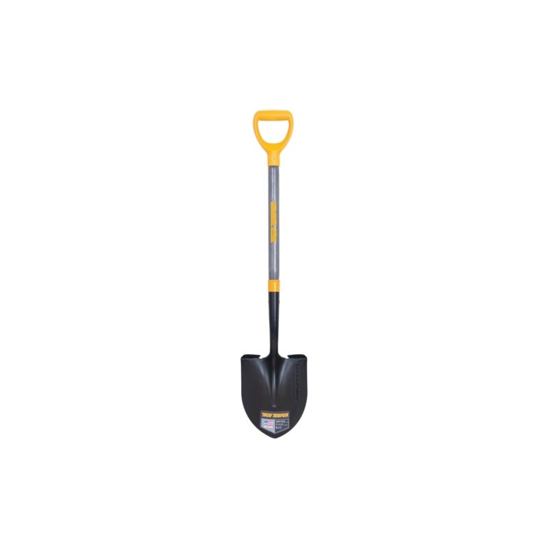 True Temper 2585900 Digging Shovel, 9 in W Blade, Steel Blade, Black Blade, Hardwood Handle, D-Shaped Handle 5.31 In