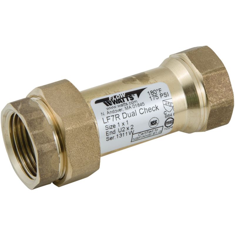 Watts Dual Check Low Lead Backflow Preventer 3/4 In.