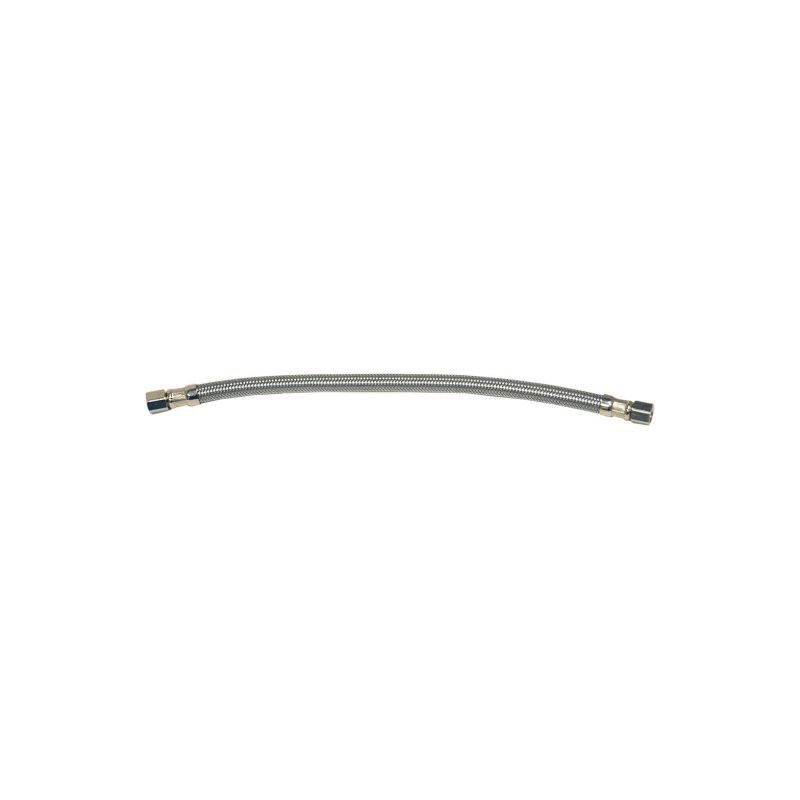 Danco 59734A Ice Maker Supply Line Hose, Flexible, 1/4 in Inlet, Compression Inlet, 1/4 in Outlet, Compression Outlet