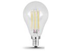 Feit Electric BPA1560C850LED/2 LED Bulb, General Purpose, A15 Lamp, 60 W Equivalent, E12 Lamp Base, Dimmable, Clear