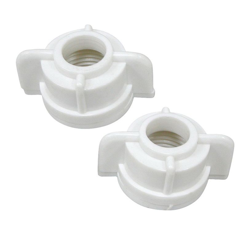 ProSource Faucet Coupling Nut, White White