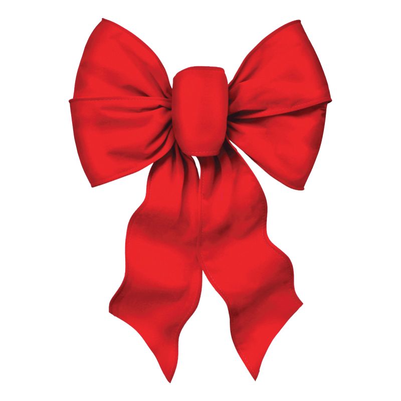 Holidaytrims 7371 Deluxe Bow, Velvet, Red Red