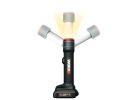 WORX WX027L Multi-Function Flashlight, 1.5 Ah, Lithium-Ion Battery, LED Lamp, 130 Lumens, Black Black