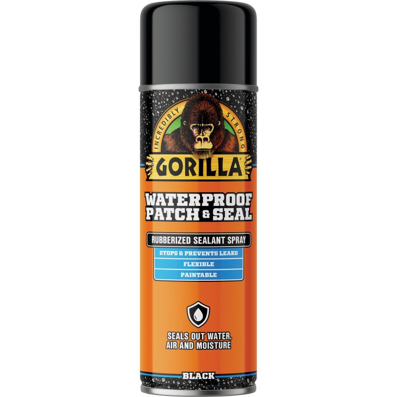 Gorilla Waterproof Patch &amp; Seal Liquid 16 Oz., Black