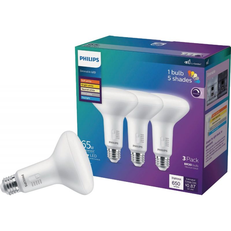 Philips 5 CCT BR30 LED Floodlight Light Bulb