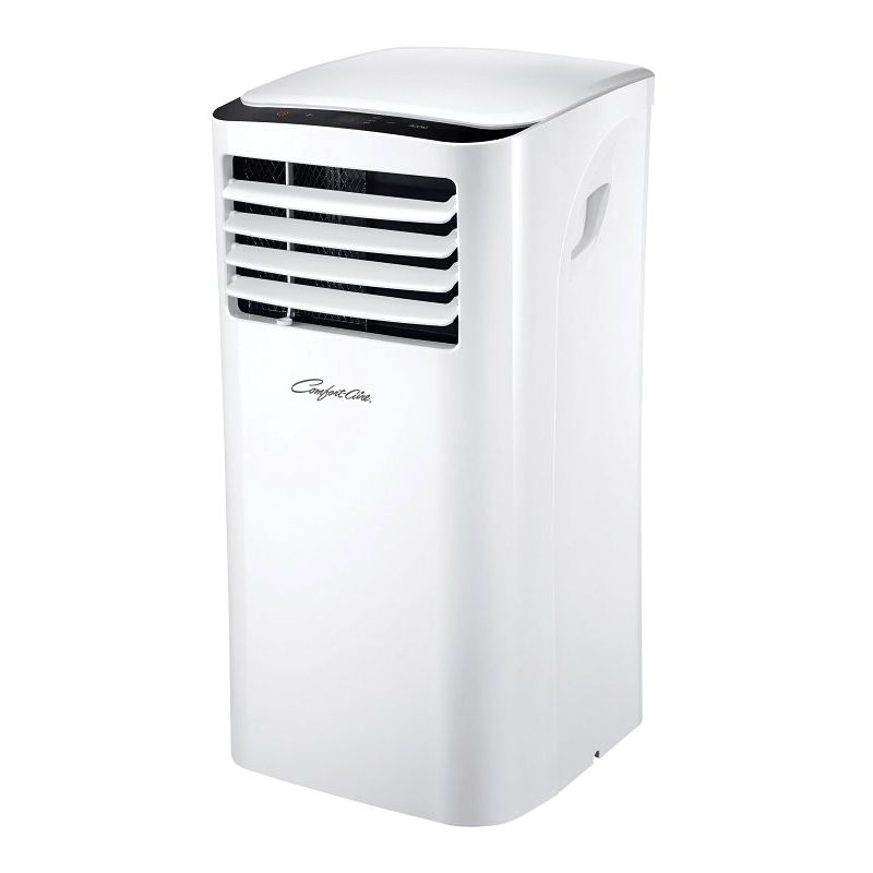 Comfort-Aire PS-101G Portable Air Conditioner, 115 V, 10,000 Btu/hr Cooling, 2-Speed, 55 dBA, White White