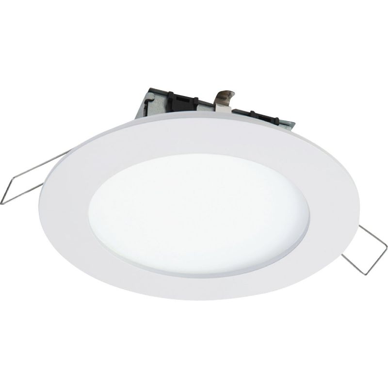 Halo Spring Clip LED Recessed Light Kit 6 In., White