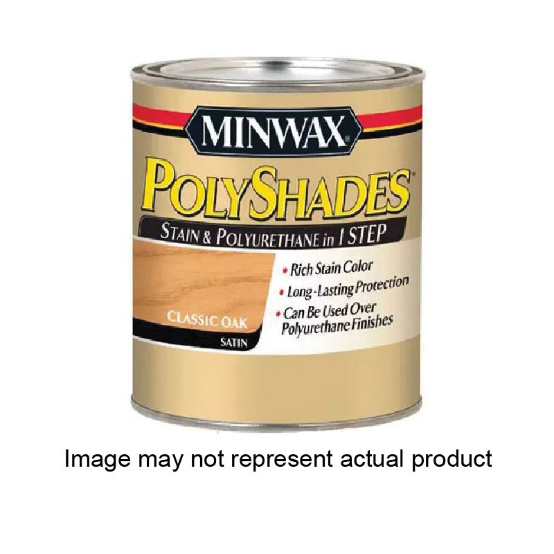 Minwax 33401 Polyshades, Satin, Liquid, Antique Walnut, 236 mL Antique Walnut