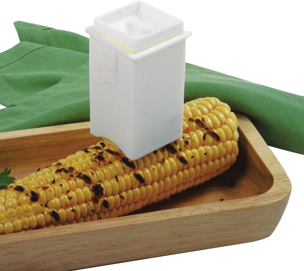 Buy Norpro Corn Butter Spreader 2 In. Sq. X 3 In. H., White
