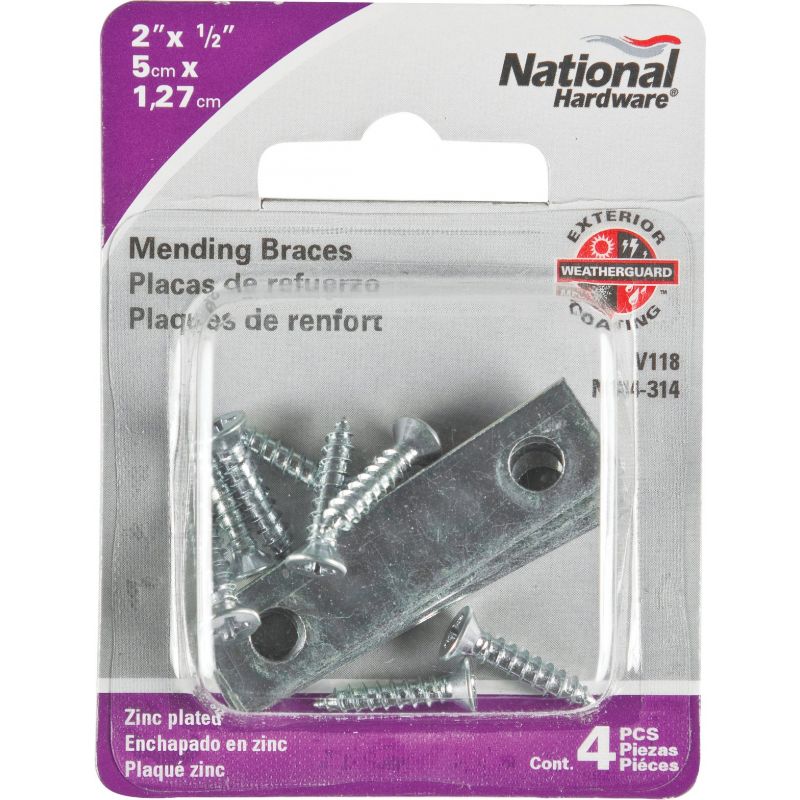 National Catalog 118 Thru V118 Steel Mending Brace