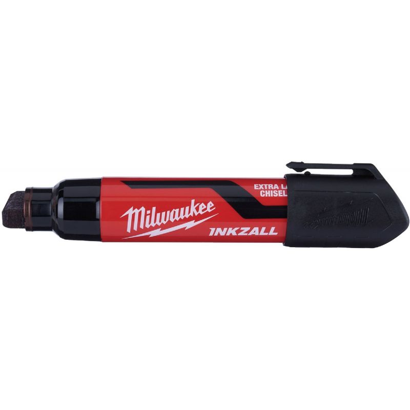 Milwaukee Extra Large Marker Black (Pack of 12)