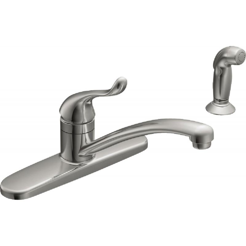 Moen Single Handle Kitchen Faucet With Matching Spray Farmhouse