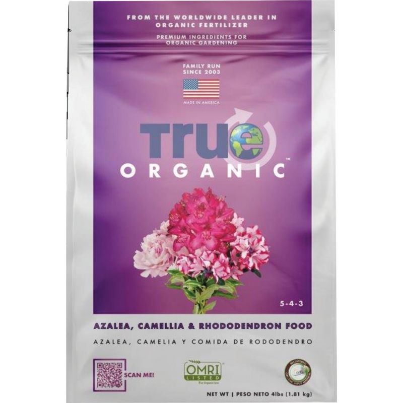 True Organic Azalea, Camellia, &amp; Rhododendron Dry Plant Food 4 Lb.