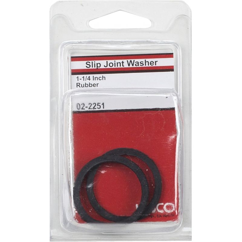 Lasco Rubber Slip-Joint Washer 1-1/4 In., Black